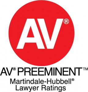 AV Preeminent Rated By Martindale Hubbell